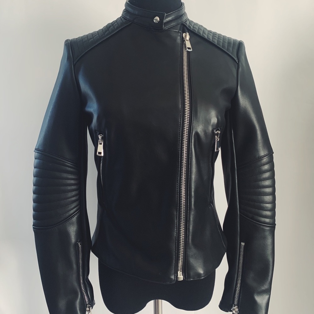 ZARA BIKER LEATHER JACKET